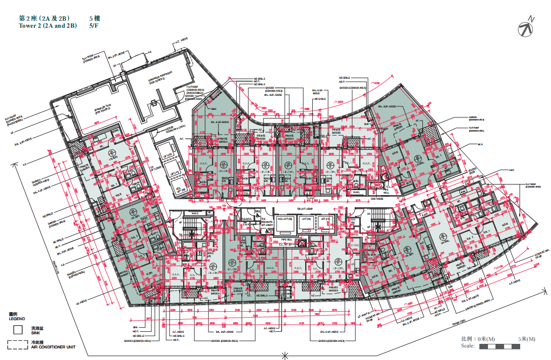 海盈山 總平面圖 港島南岸四期項目整體布局