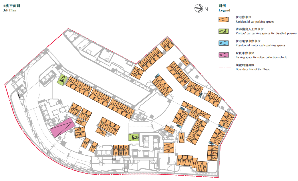 海盈山 平面圖則 雙山雙水景觀布局設計