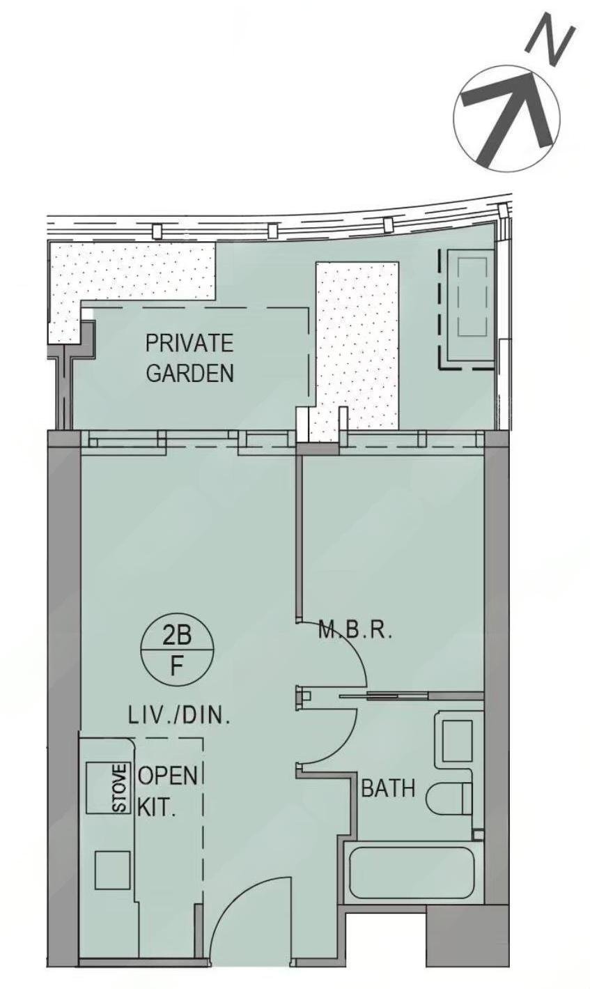 海盈山 1房戶型
